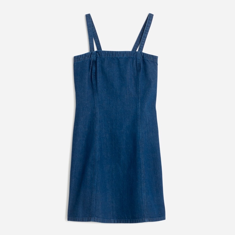 Denim Strapless Mini Dress